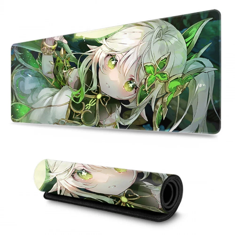 

DIY Anime Mouse Pad Genshin Impact Nahida Desk Mat Computer Deskmat Mousepad Kawaii Gaming Accessories Pc Gamer Mouse Mats Xxl