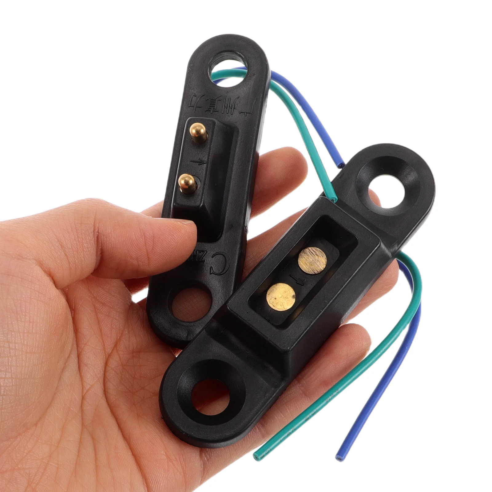 

2 Sets Sliding Durable Plastic Middle Door Electrode Replacement For Smooth Operation