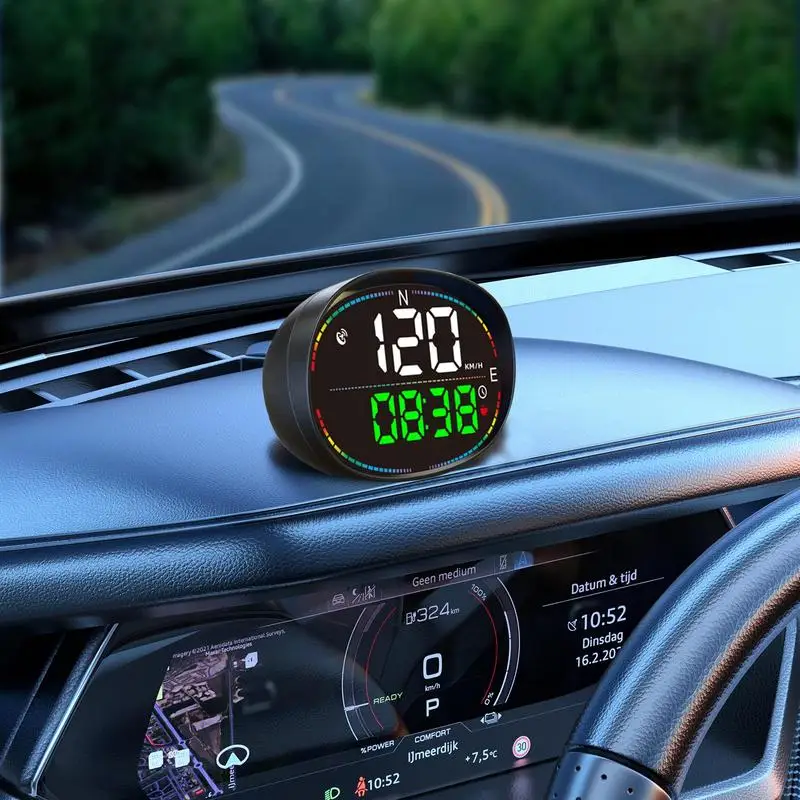 

GPS Head Up Display 4 Modes Car Head Up Display Car Speedometer Display Car HUD With Speed MPH Compass Direction For Commuting