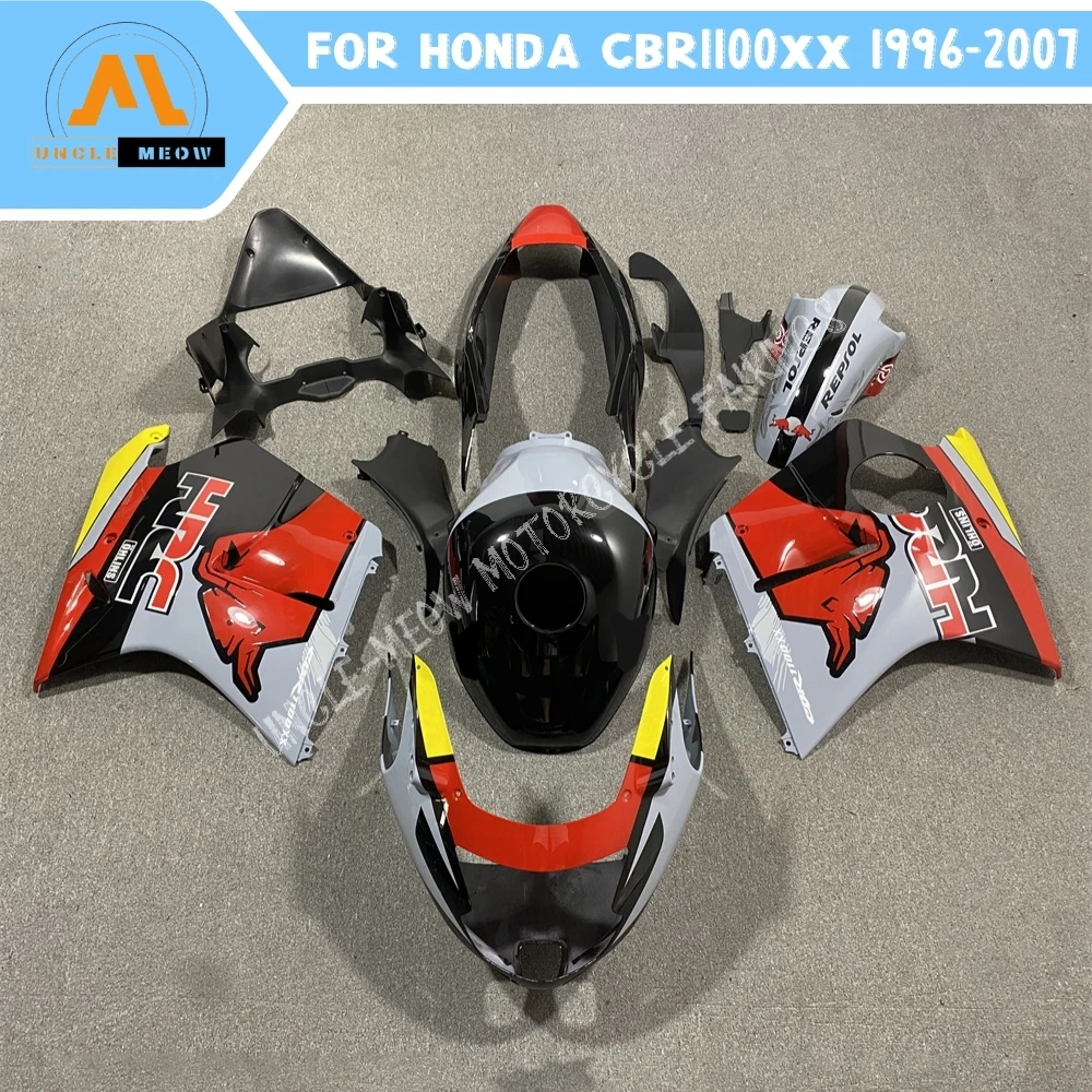 

Комплект обтекателей для мотоцикла HONDA blcabird CBR1100XX 1996-2007 CBR 1100 XX 1100XX высококачественный АБС-пластик полный комплект кузова