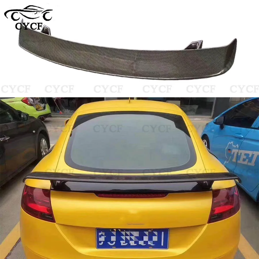 

For Audi TT real carbon fibre boot spoiler wing car top wing rear wing body kit car accessories