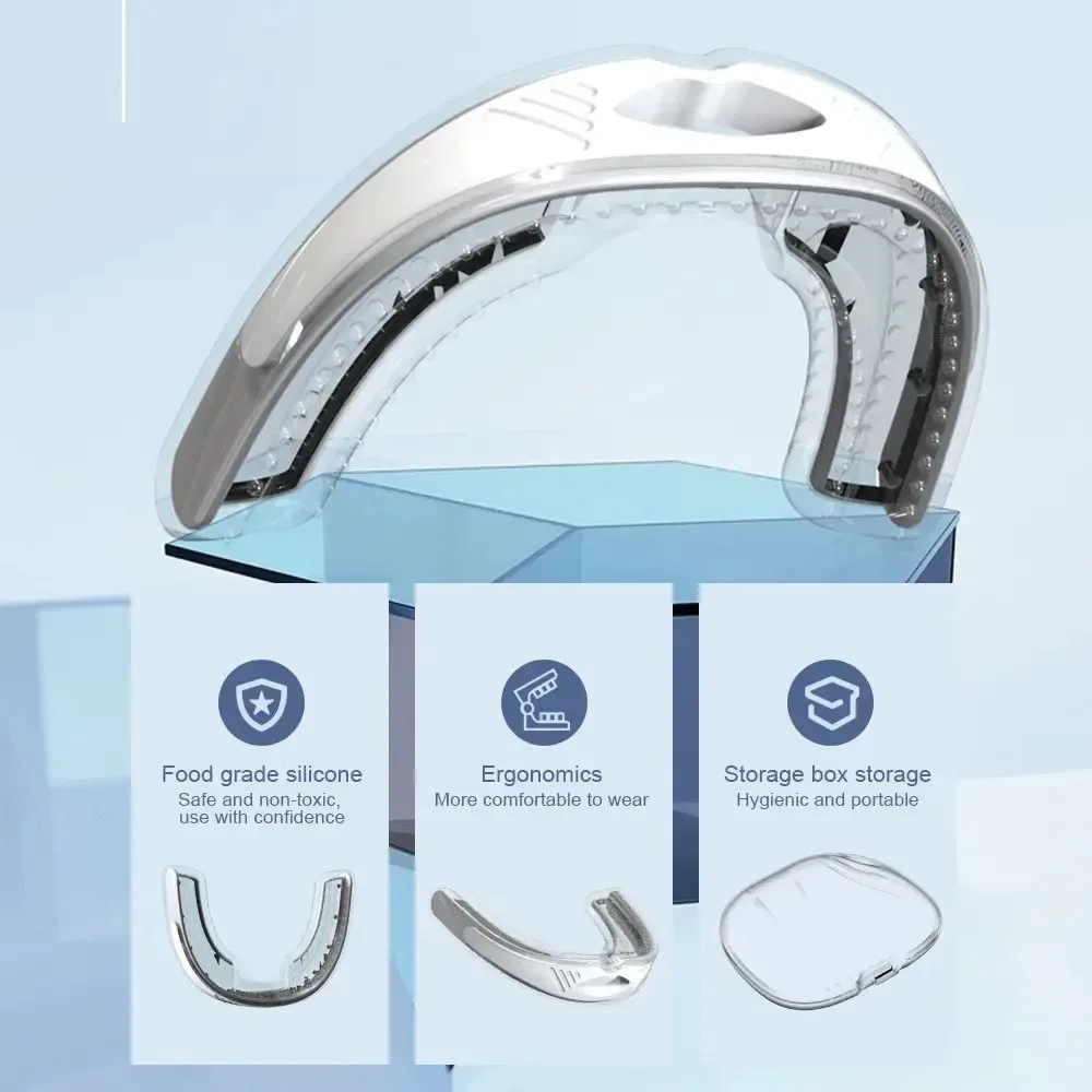 New Anti Snoring Bruxism Mouth Guard Tray Sleeping Aid Mouthguard Health Care for Sleep Snoring Better Breath
