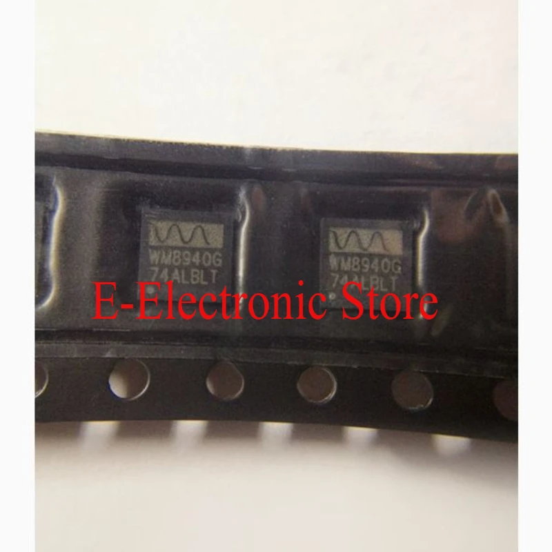 

10PCS/LOT WM8960G WM8940G WM8940GEFL/RV QFN32 WM8974G Stereo CODEC with 1W Stereo Class D Speaker Drivers