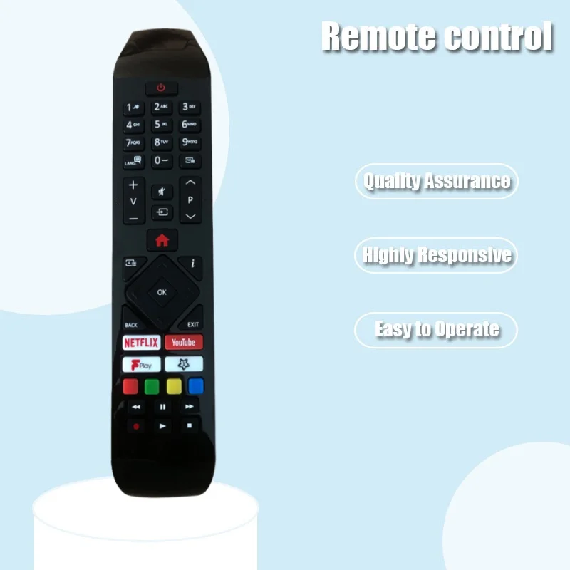 Universal Remote Control for LED Full HD Smart HDTV Compatible with Models RC-43141 RC-43140 24HB21J65U 43HK25T74UA 50HK25T74U 4