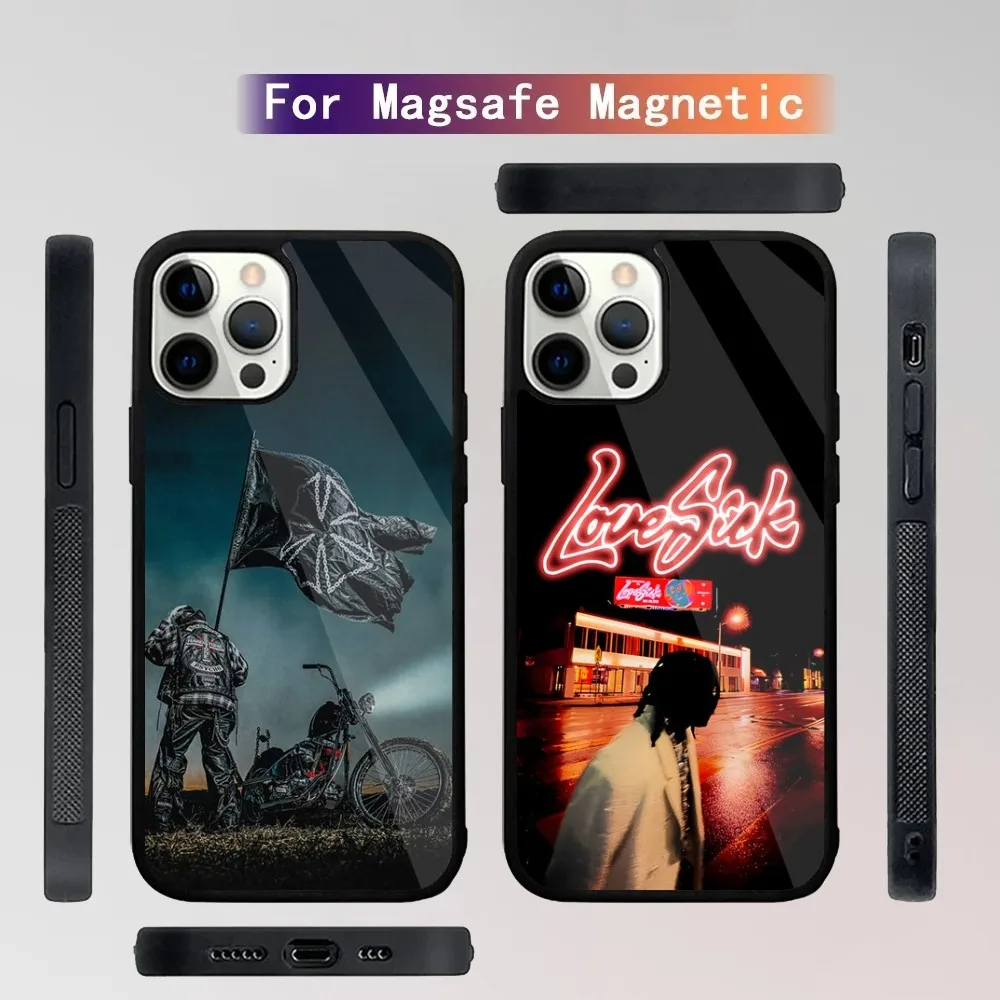 Coque de téléphone portable Don Toliver Hardstone Psycho, étui avec chargeur magnétique sans fil Magsafe, pour iPhone 16,15,14,13,12,11,Plus,Pro,Max Mini