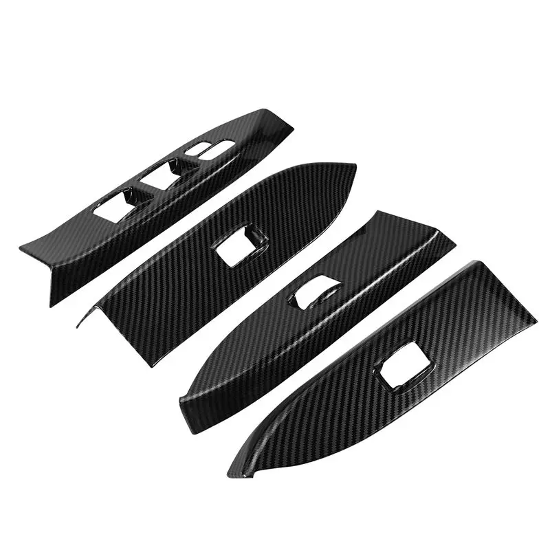 

A58X-For Mitsubishi Pajero 2007-2019 Car Inner Window Lift Switch Button Panel Cover Trim Frame Decorative Accessories