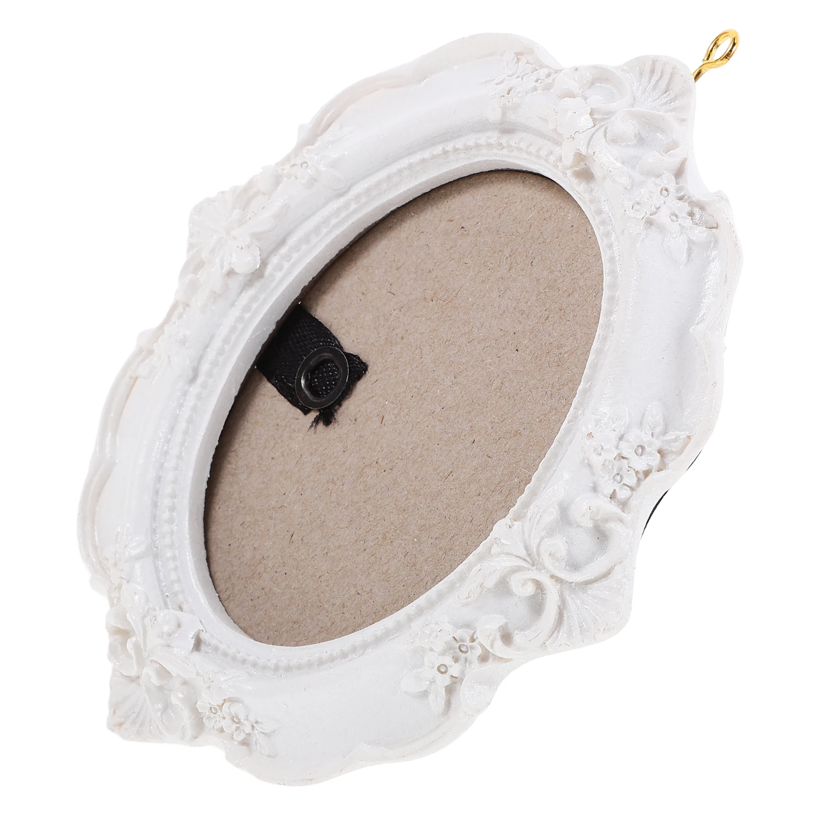 

Oval Resin Picture Frame nament for Christmas Decor Hanging Wall Photo Craft Christmas Picture Frame 3D Xmas Tree Home