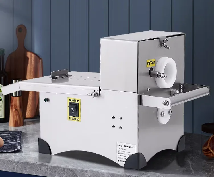 Automatic Electric Sausage Twisting Knotter Tying Machine Sausage Binding Machine Sausages Linker Equipment