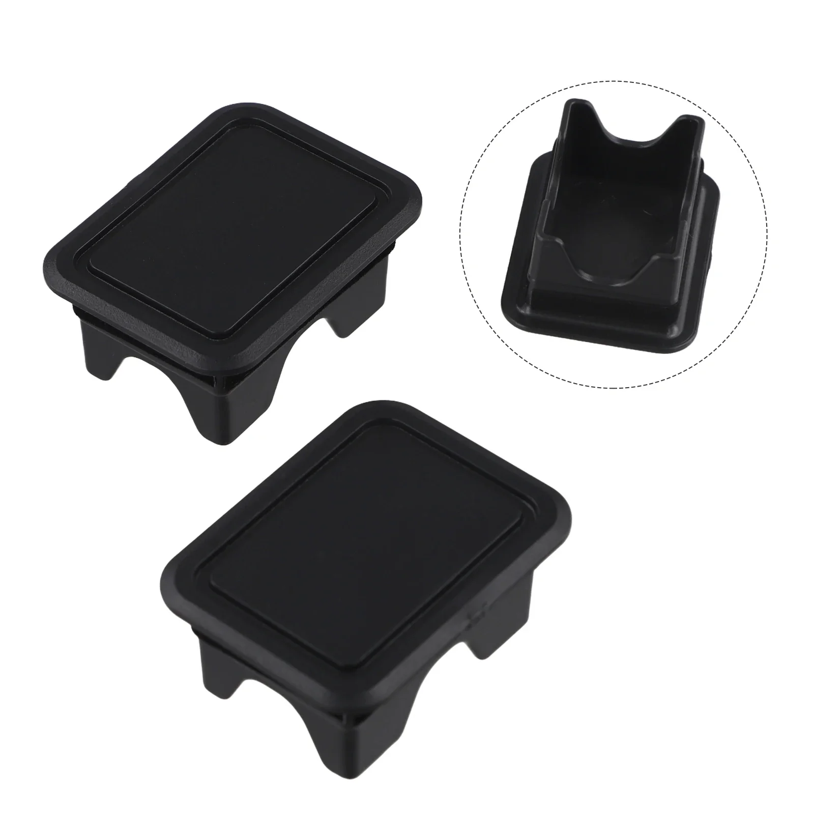 

2Pcs Truck Bed Rail Stake Pocket Cover Cap Hole Plug For Dodge For RAM 1500 2500 Black Accessories For Vehicles