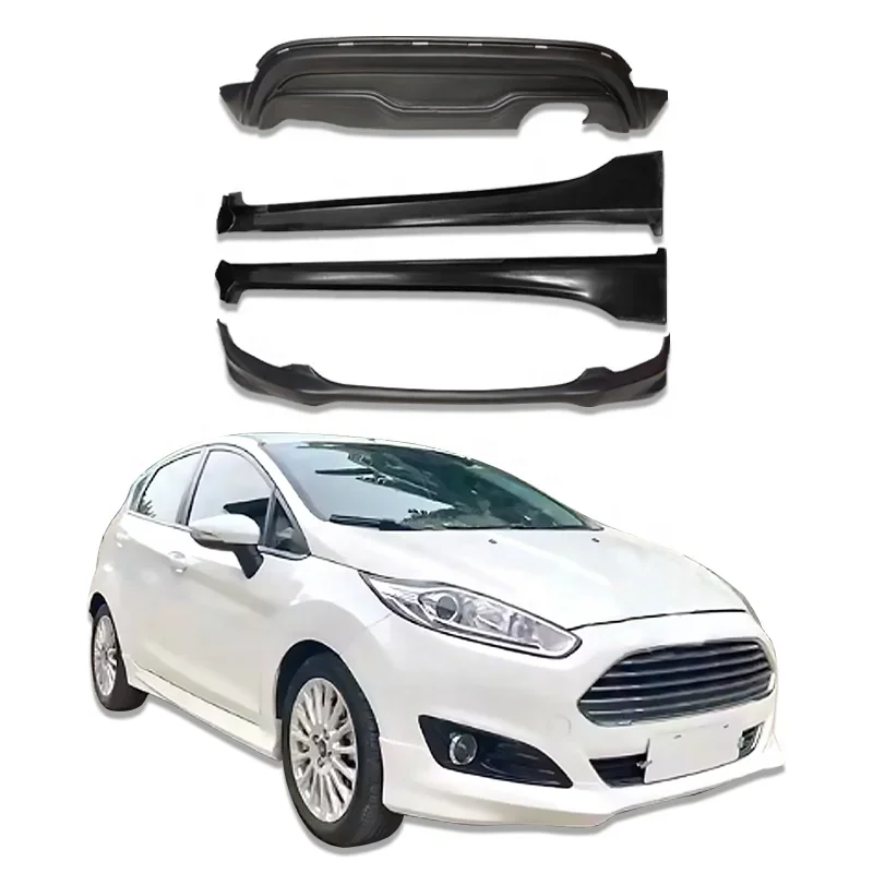 

Car Accessories Body Kit for Ford Fiesta 2013-2015 Conversion Front Rear Diffuser Lip Side Skirts ABS Material Car Tuning Parts