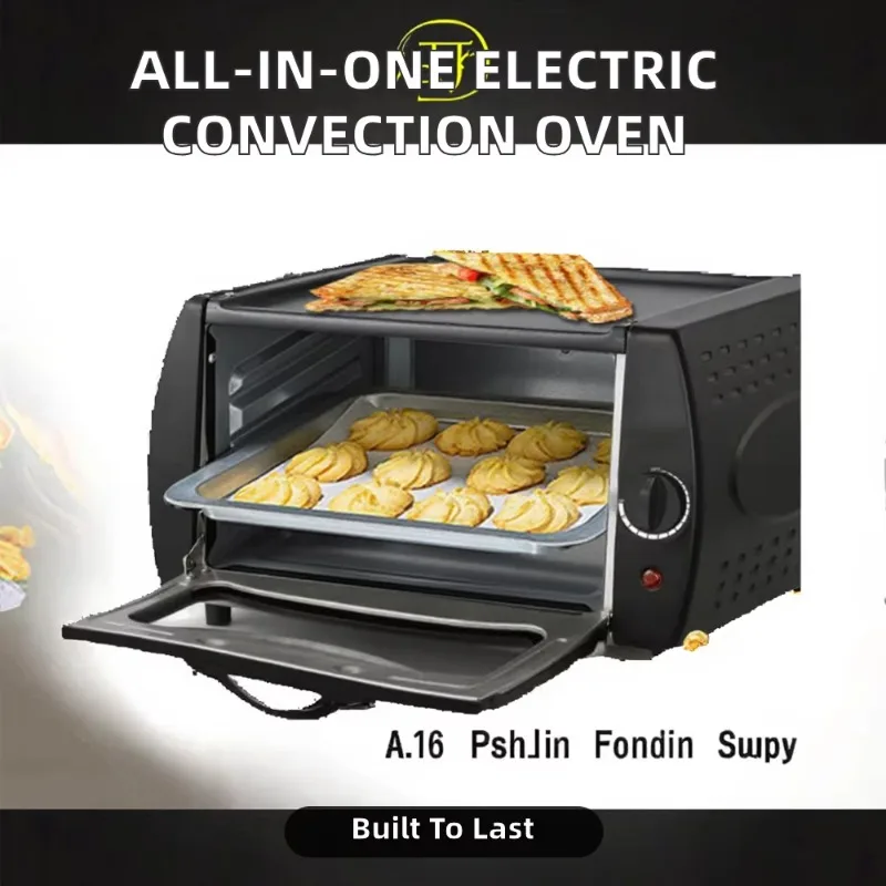 2026Multi-Functional Electric Convection Toaster Oven Indian Flying Cake Pancake Household Baking Integrated Dry Machine Stainle