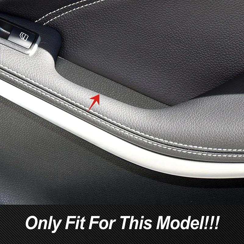 Car Door Armrest Storage Box Decoration Cover Organizer For Mercedes Benz A Class W176 CLA C117 GLA X156 Interior Accessory Tray