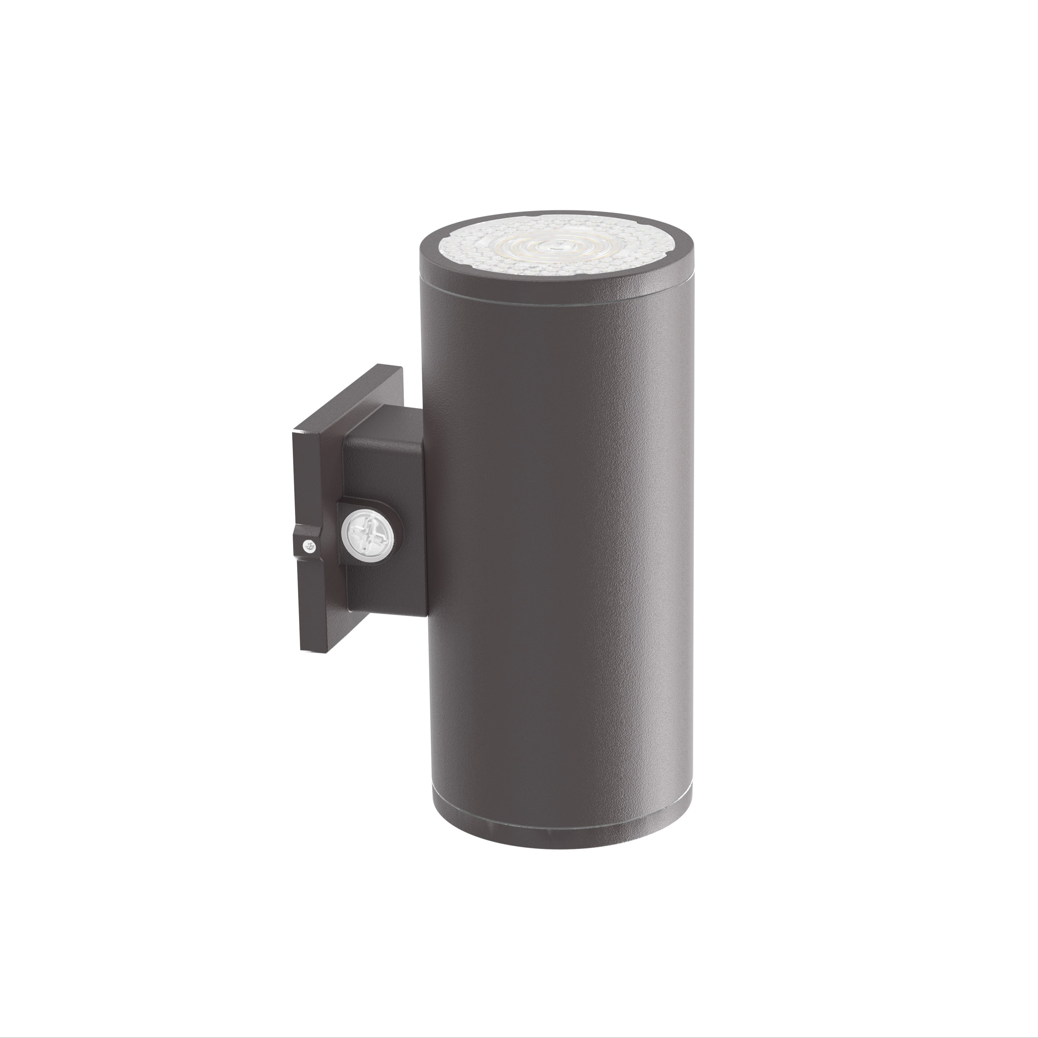 Aluminum cylindrical/square outdoor wall lamp, waterproof IP65 2/4KV high efficiency 4500 lumens