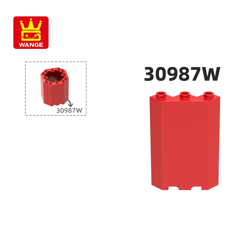 

Wange 30987 100 г/25 шт. изогнутая настенная панель строительные аксессуары Moc, совместимые с кирпичом DIY детские игрушки в сборе