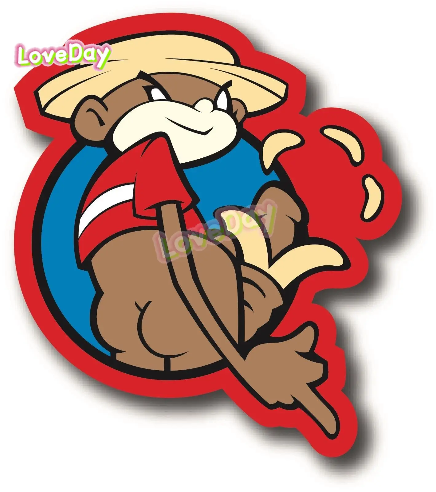 

Funny Car Sticker Super Troopers Johnny Chimpo Vinyl Cartoon Anime Stickers Auto Bumper Sticker Decal