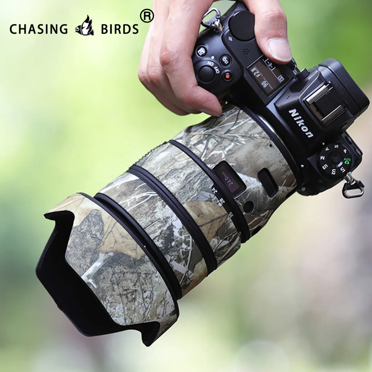 

CHASING BIRDS camouflage lens coat for NIKON Z 24-70mm F2.8 S waterproof and rainproof lens protective cover nikon z 2470 f2.8