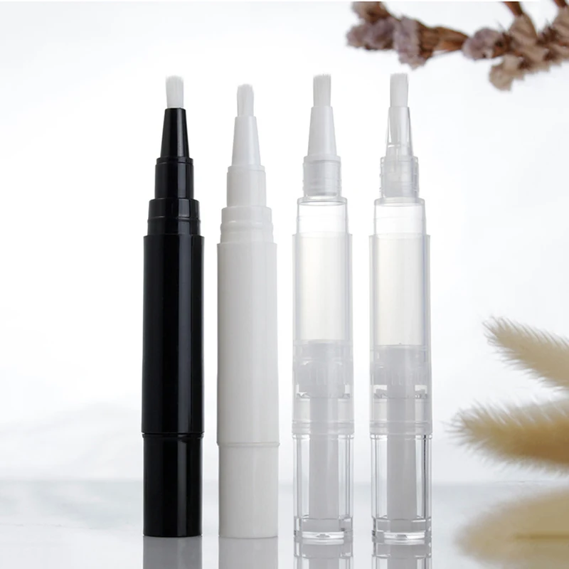 5ML Lege Twist Pen met Borstel Hervulbare Fles Cosmetische Container Nagellak Buis voor Balsem Nail Art Verf Mascara Oliën gereedschap