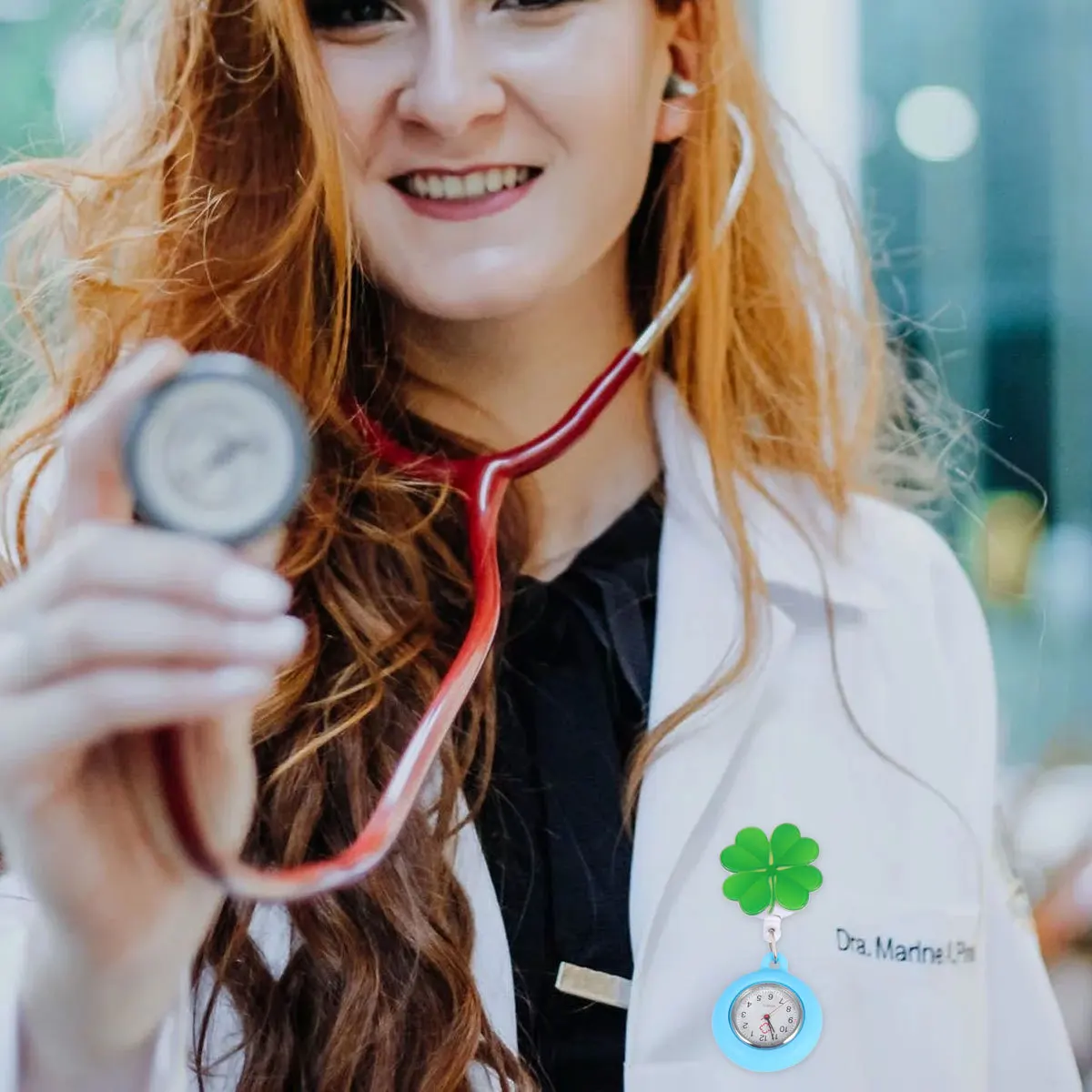 

Nurse Watch Telescopic Pocket Hanging Timepiece For Medical Staff Portable Doctor Nurse Gift Simple Design Accurate Movement