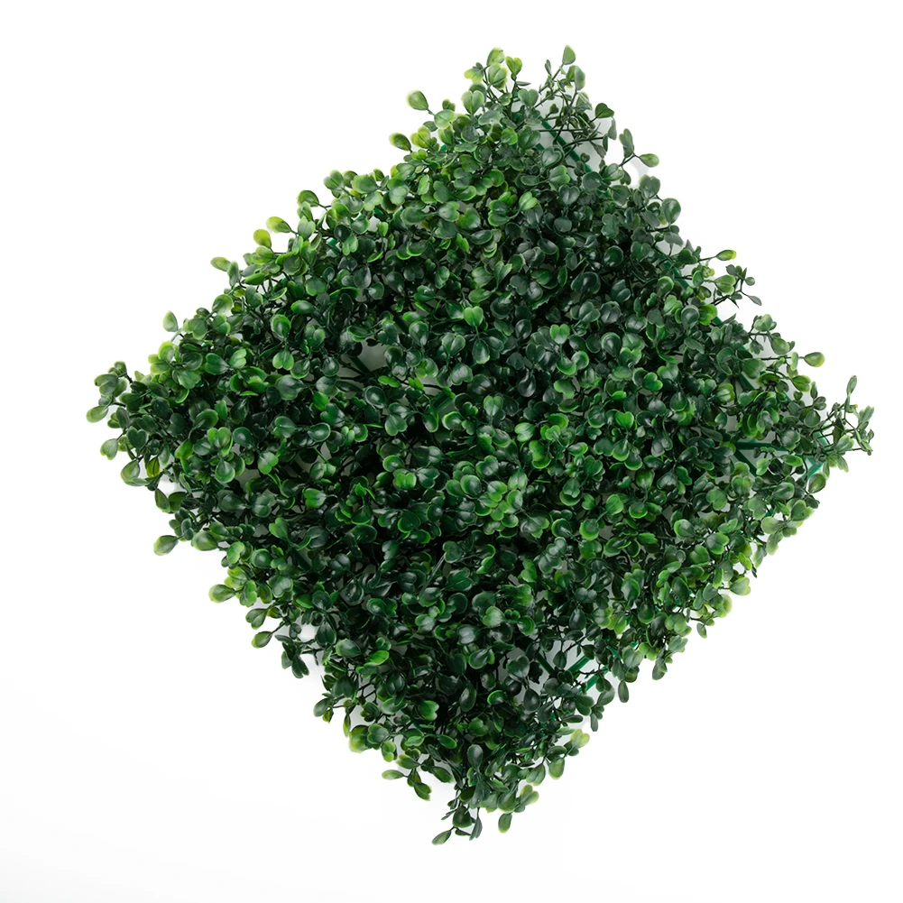 High quality Artificial Plant Walls Weather and UV Resistant Greenery Panels for a Variety of Home and Business Uses 25x25cm