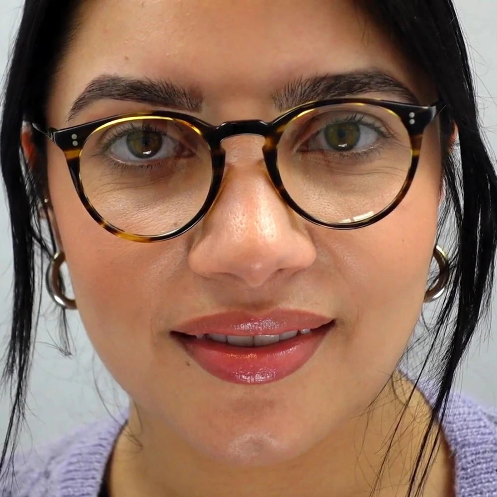 America Brand Design Ovale Brillengestelle für Herren, Vintage-Acetat, ultraleichte Korrektionsbrillen OV5183, optische Brillen für Damen – Detail 6