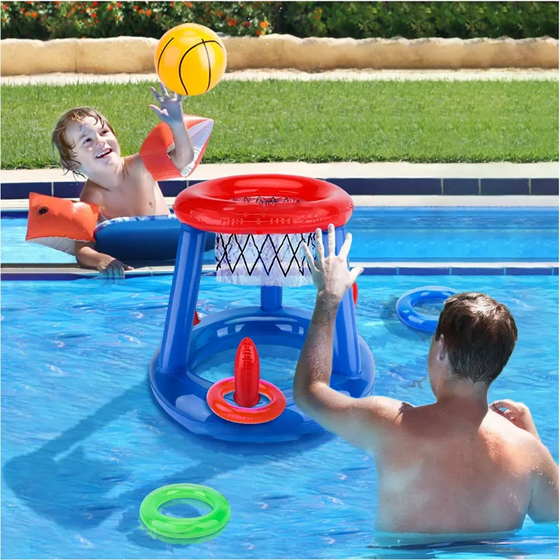 Piscina all\'aperto accessori da spiaggia anello gonfiabile lancio ghiera gioco Set piscina galleggiante giocattoli spiaggia divertimento estate