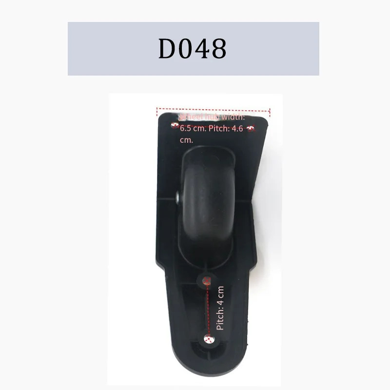 For D048 Luggage Wheel Replacement Set Fixed Straight Wheels Simple Installation Smooth and Quiet Rolling