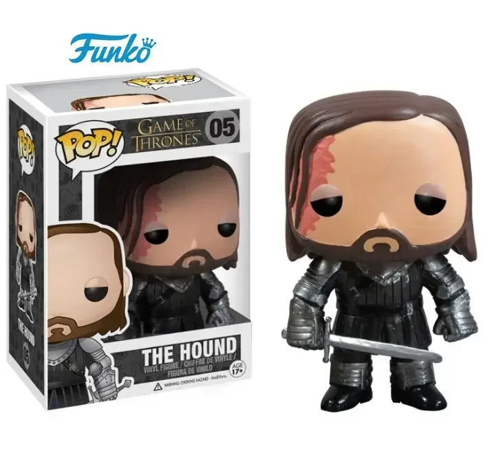 Minimum Price FUNKO POP Game of Thrones the Hound 05#Vinyl Figure Doll PVC Action Figure Model Toy Collectible Toys for Children