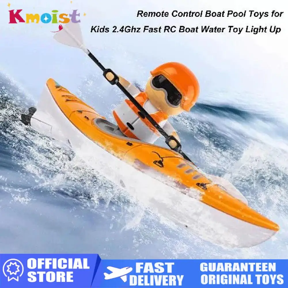 

Remote Control Speedboat RC Boat Paddling Kayak Water Racing Battle Ship Game Summer Outdoor Children's Toys for Kids Boys Gifts