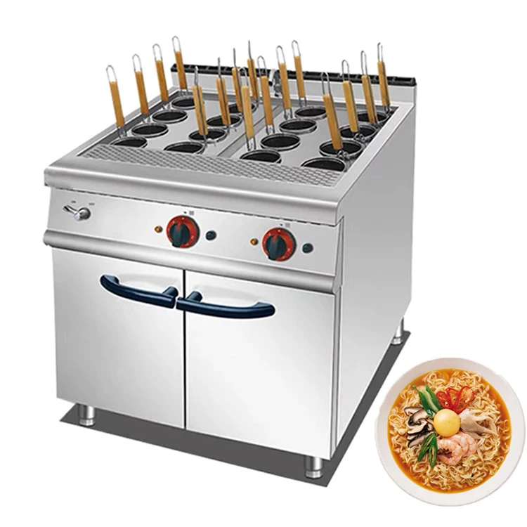 

High Quality Gas Electric Automatic Pasta Noodle Dumpling Cooker With 12 16 Tanks