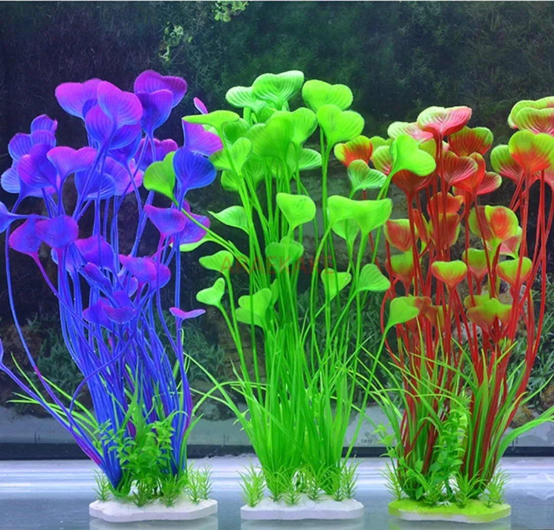 Simulated water grass, water orchid, seaweed, fish tank decoration, landscaping package, fake water grass, aquarium decoration,