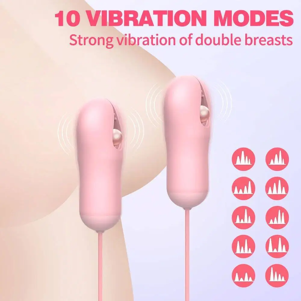 

sex big boobs massage vibrating nipple clamps sucking stimulator breast massage