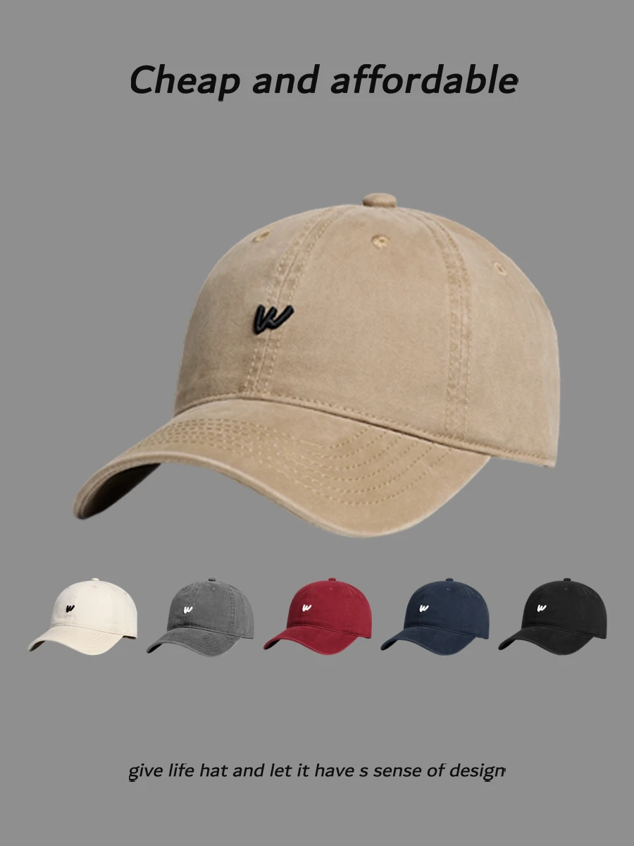 

Street Baseball Cap Simple Versatile Letter Embroidery Cap Men's and Women's Casual Sports Hat