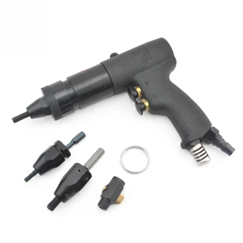 1pc pneumatic riveting nut gun M6/M8/M10 self-locking pneumatic riveting gun HG-0610  air rivet nut gun tool