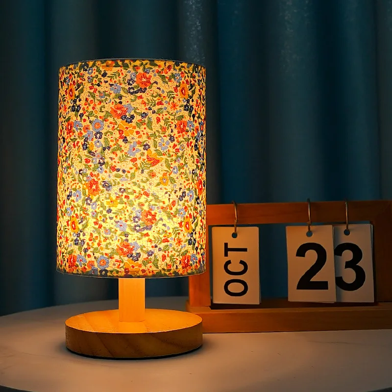 #For Chinese style literary desk lamp bedroom sleep bedside lamp retro decorative dormitory led night light atmosphere creative