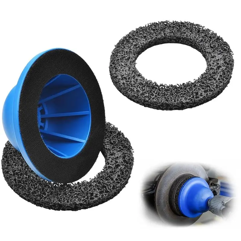 Wheel Hub Grinder 1/2 Inch Ball Head Sander With 2 Pieces Grinding Wheel For Rust Removal Of Wheel Hubs-ABQF