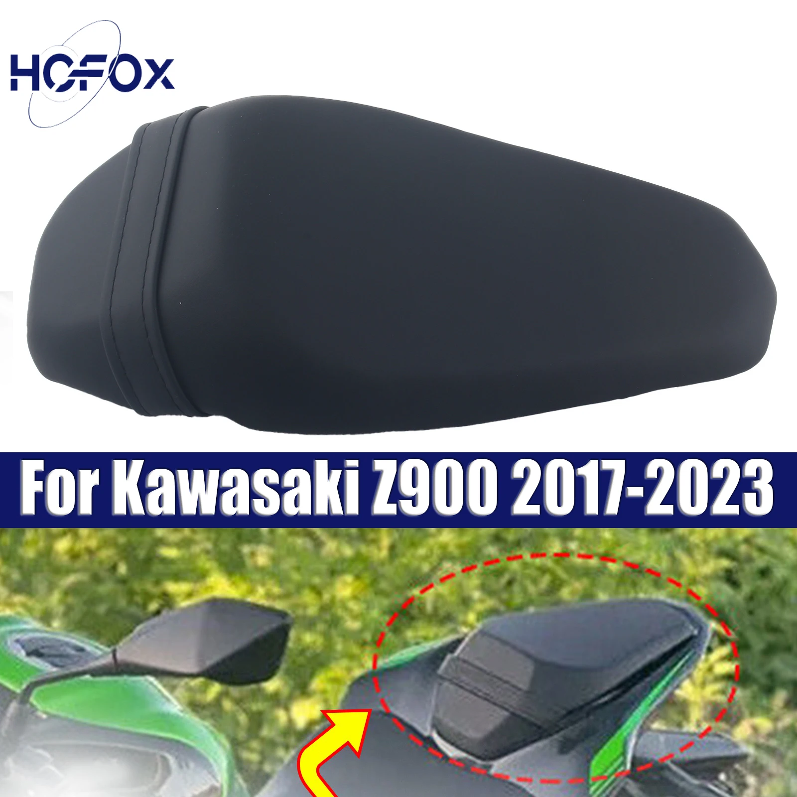 

For Kawasaki Z900 2017-2023 Black Rear Passenger Seat Motorcycle Accessories