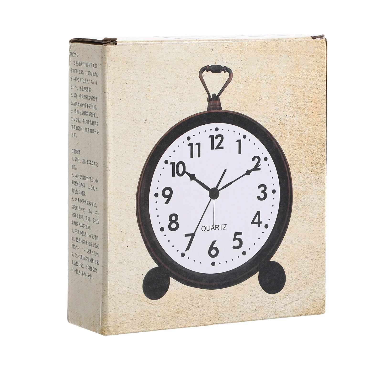 

Vintage Style Desk Clock Silent Non-Ticking Retro Metal Decor for Bedroom Living Room Office Table Clocks Table Clock