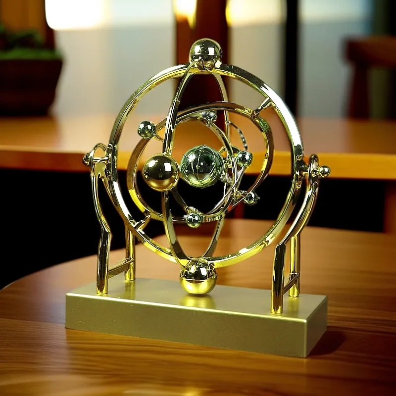 Creative Universe Celestial Chaos Perpetual Motion Instrument High-Style Sculpture Decoration Piece