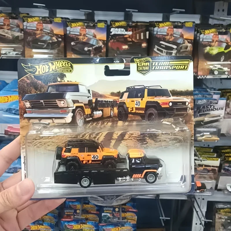 Auf Lager Hot Wheels Original Flf 56 2025 F Fall Transport Flotte Serie Legierung Druckguss Auto Modell Toyota Geschenk Überraschung Spielzeug Autos