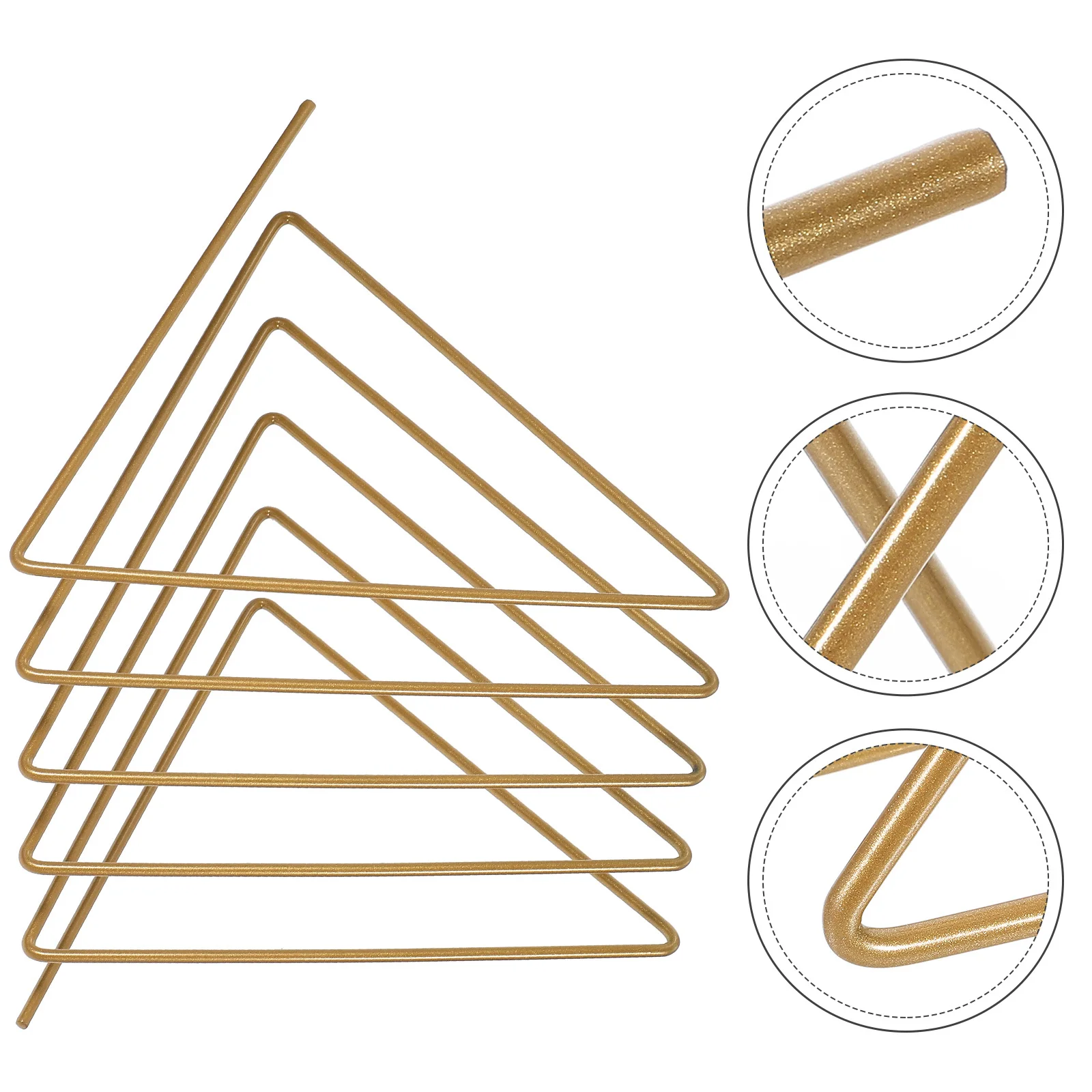 

1pc Iron Shelf Desktop Book Storage Rack For Home Office Decoration Triangular Book Holding Organizer