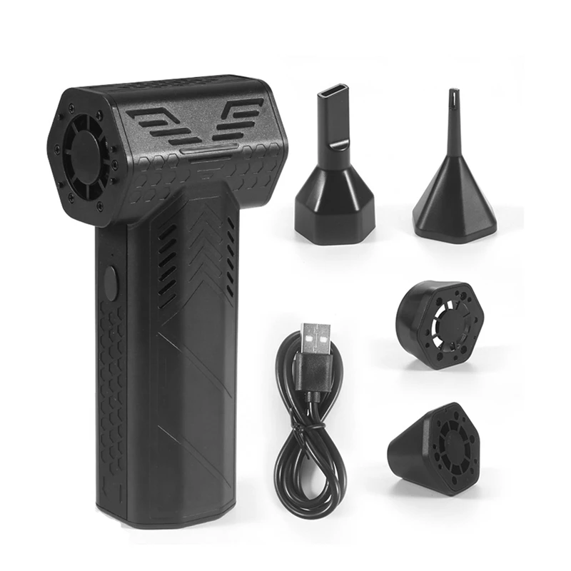 

Turbo Jet Fan 130000RPM Electric Compressed Air Duster Powerful Blower Industrial Duct Fan For Car Keyboard Computer