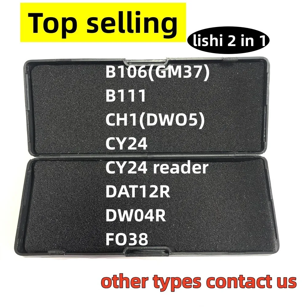 Lishi 2 in 1 strumento lettore NSN14 NSN14R TOY38R TOY38Rreader TOY43 TOY43AT TOY43R VAC102 YH35R tipi più venduti