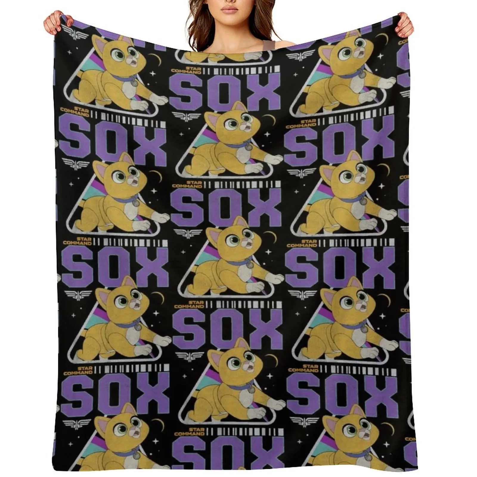 

Sox Lightyear Sox Lightyear Throw Blanket valentine gift ideas Plush cosplay anime Soft Plush Plaid Blankets