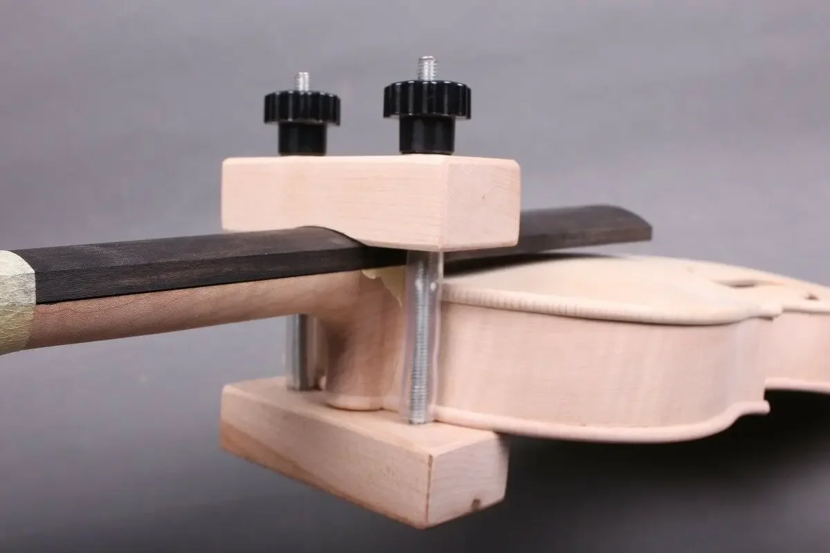 Small and large double bass instrument, sticky head fixing card clip to install the head fixture
