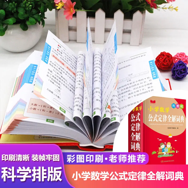 Complete Dictionary of Primary Math Formulas & Rules: Reference Book with Examples and Detailed Analysis