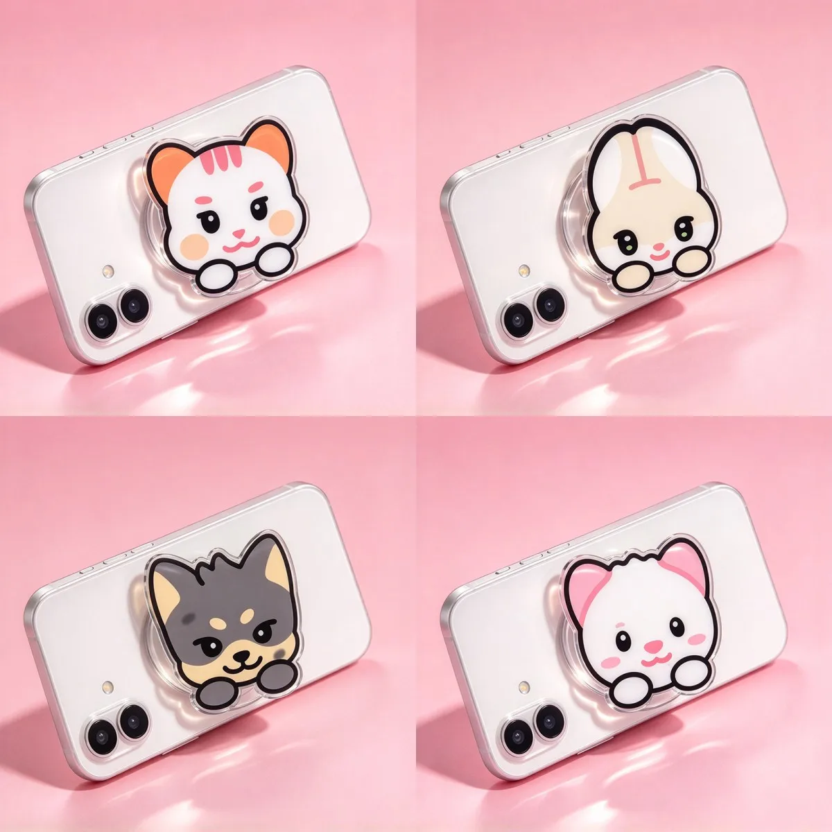 1/6Pcs Shinyu Dohoon Kyungmin Acrylic Phone Stand Grip Hanjin Youngaje Jihoon Tws Cute Extension Phone Support Holder Decor