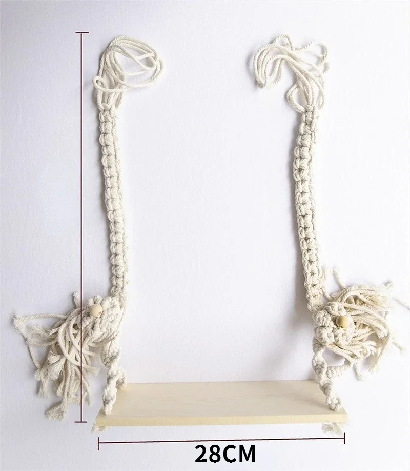 Baby Swing Newborn Photography Props Wooden Chair Babies Furniture Infants Photo Shooting Prop Accessories Fotografia