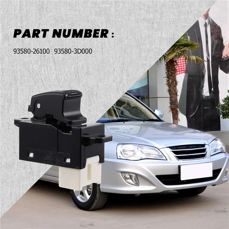 

Trending Passenger Side Electric Power Window Switch For Hyundai Elantra Sonata Kia Rio 93580-3D000