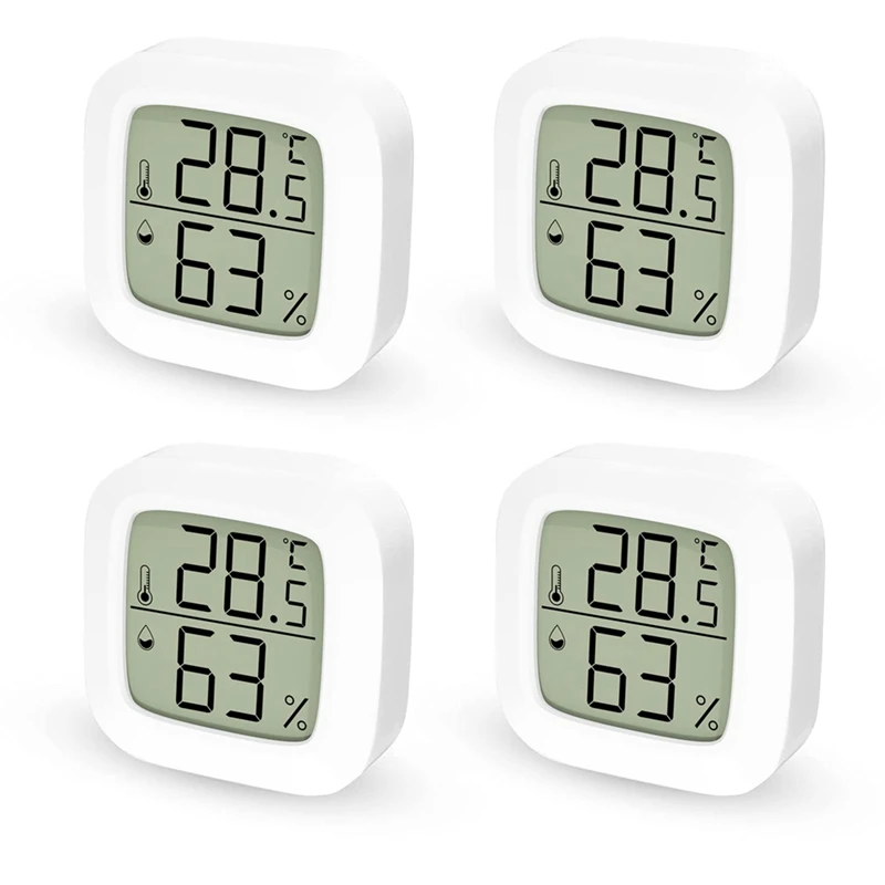 

Digital Thermometer Hygrometer Mini LCD Thermometer Hygrometer Indoor Ambient Thermometer Hygrometer Indoor Home Thermometer Set