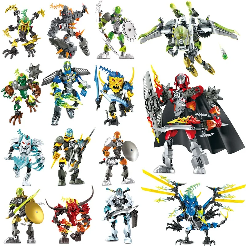 Hero Factory 5.0 Star Warrior Soldiers Building Blocks Superhero BREEZ FURNO EVO Robot Action Figures Bricks Toys For Boys Gifts